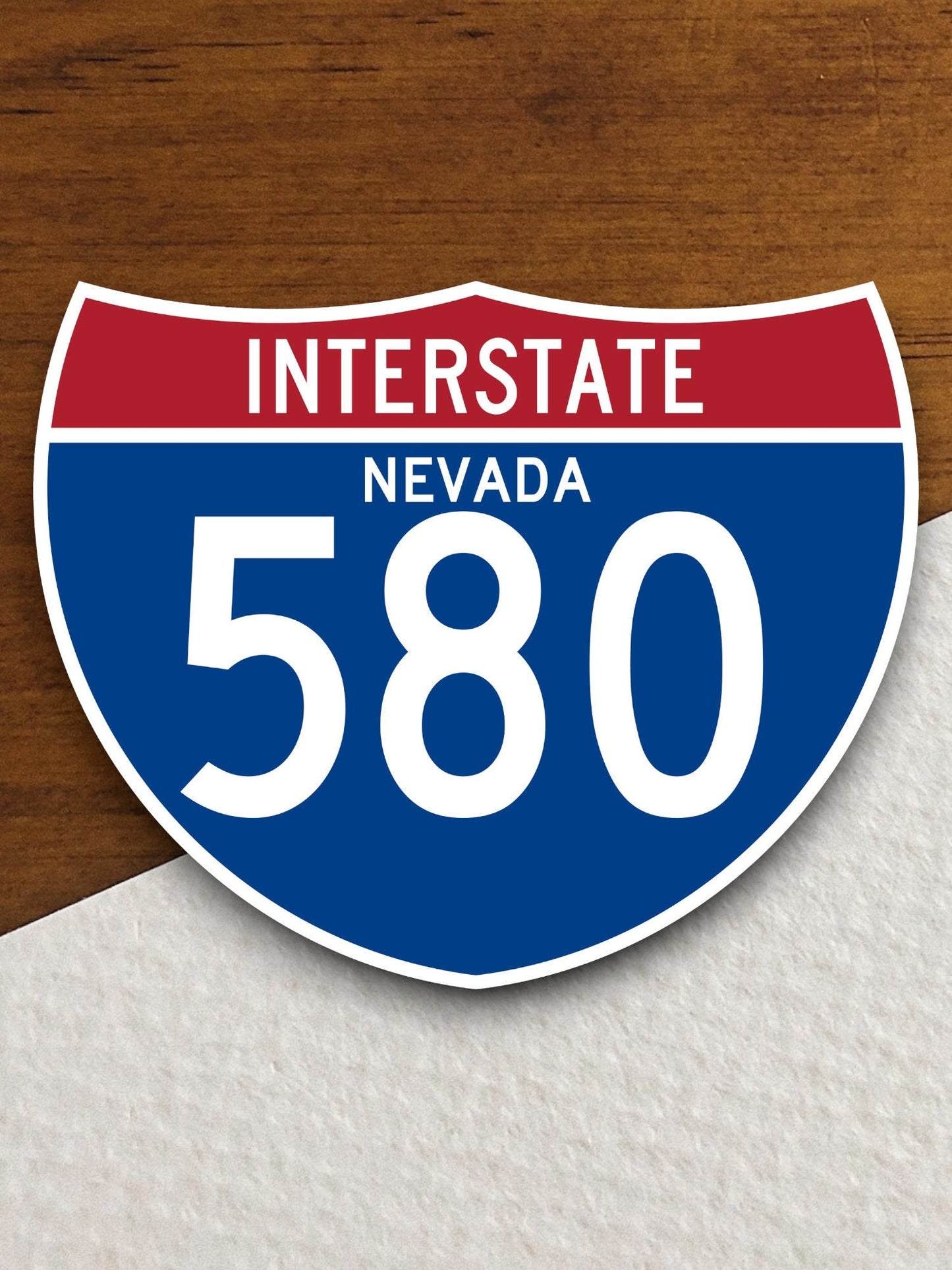 Interstate route  580 nevada sticker, Interstate Highway Sign Expressway Stickers, Highway Sign Road Trip Sticker, Room Décor