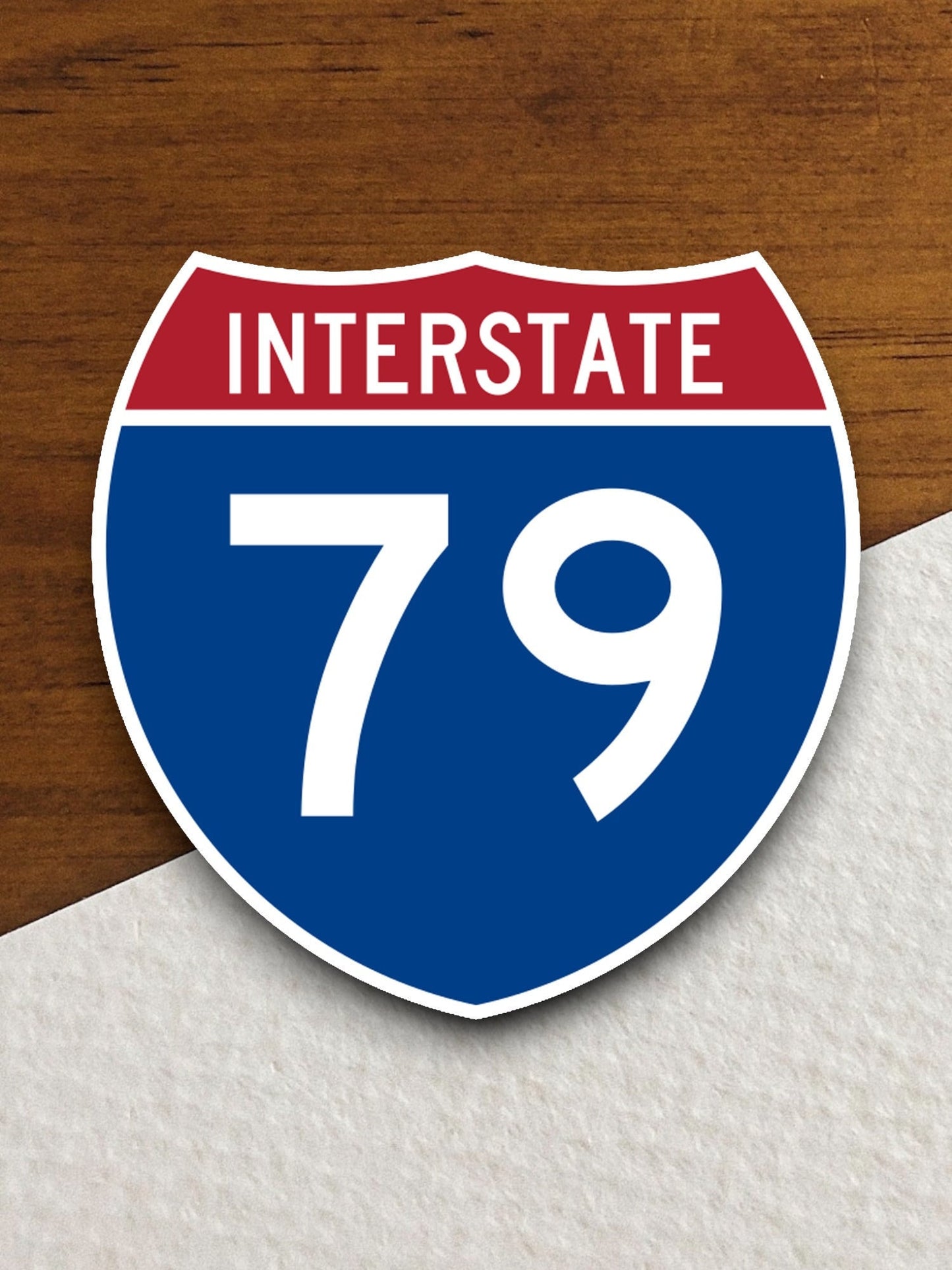 Interstate route  79 sticker, Interstate Highway Sign Expressway Stickers, Highway Sign Road Trip Sticker, Room Décor