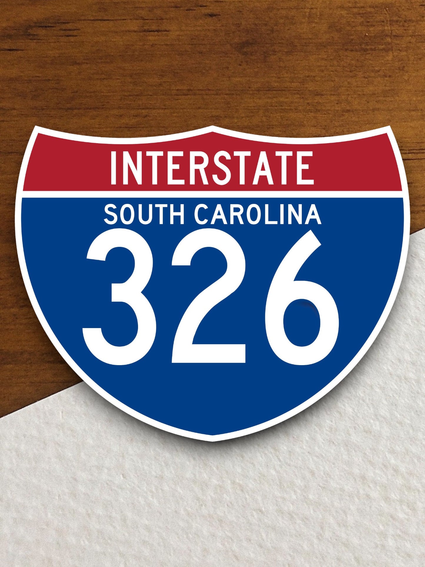 Interstate route  326 south carolina sticker, Interstate Highway Sign Expressway Stickers, Highway Sign Road Trip Sticker, Room Décor