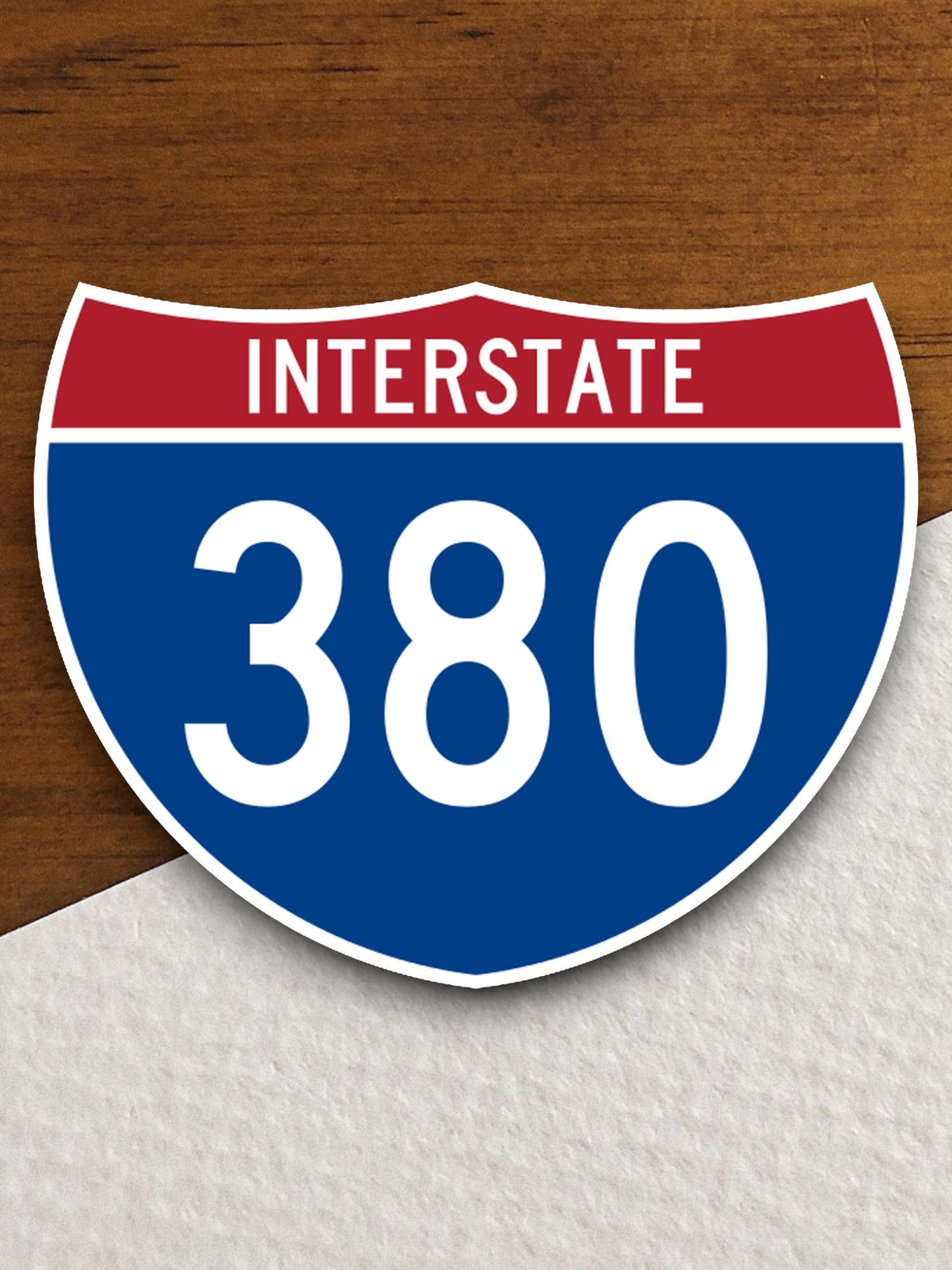 Interstate route  380 sticker, Interstate Highway Sign Expressway Stickers, Highway Sign Road Trip Sticker, Room Décor