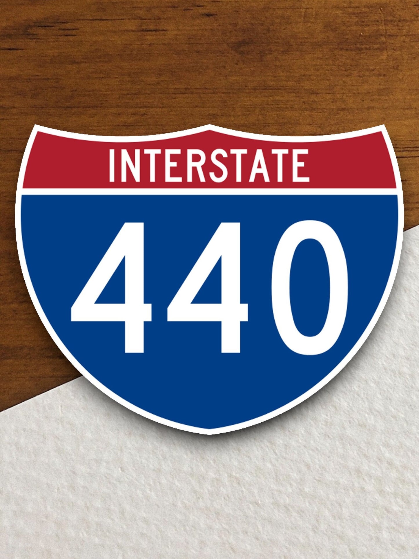 Interstate route  440 sticker, Interstate Highway Sign Expressway Stickers, Highway Sign Road Trip Sticker, Room Décor