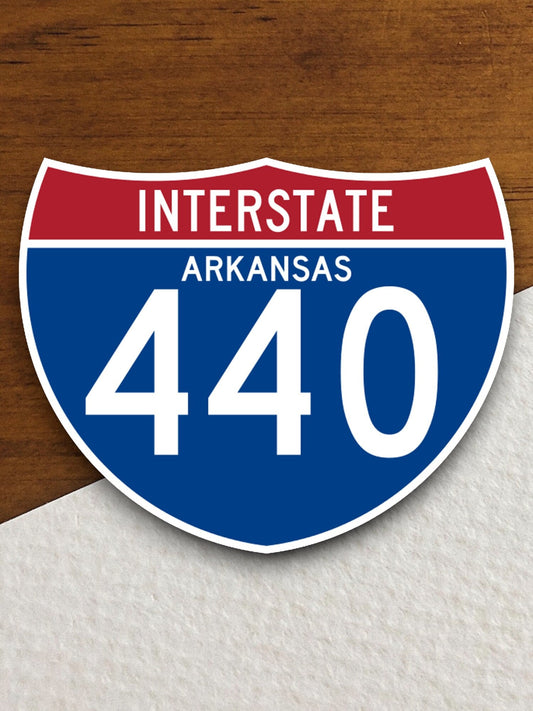 Interstate route  440 arkansas sticker, Interstate Highway Sign Expressway Stickers, Highway Sign Road Trip Sticker, Room Décor