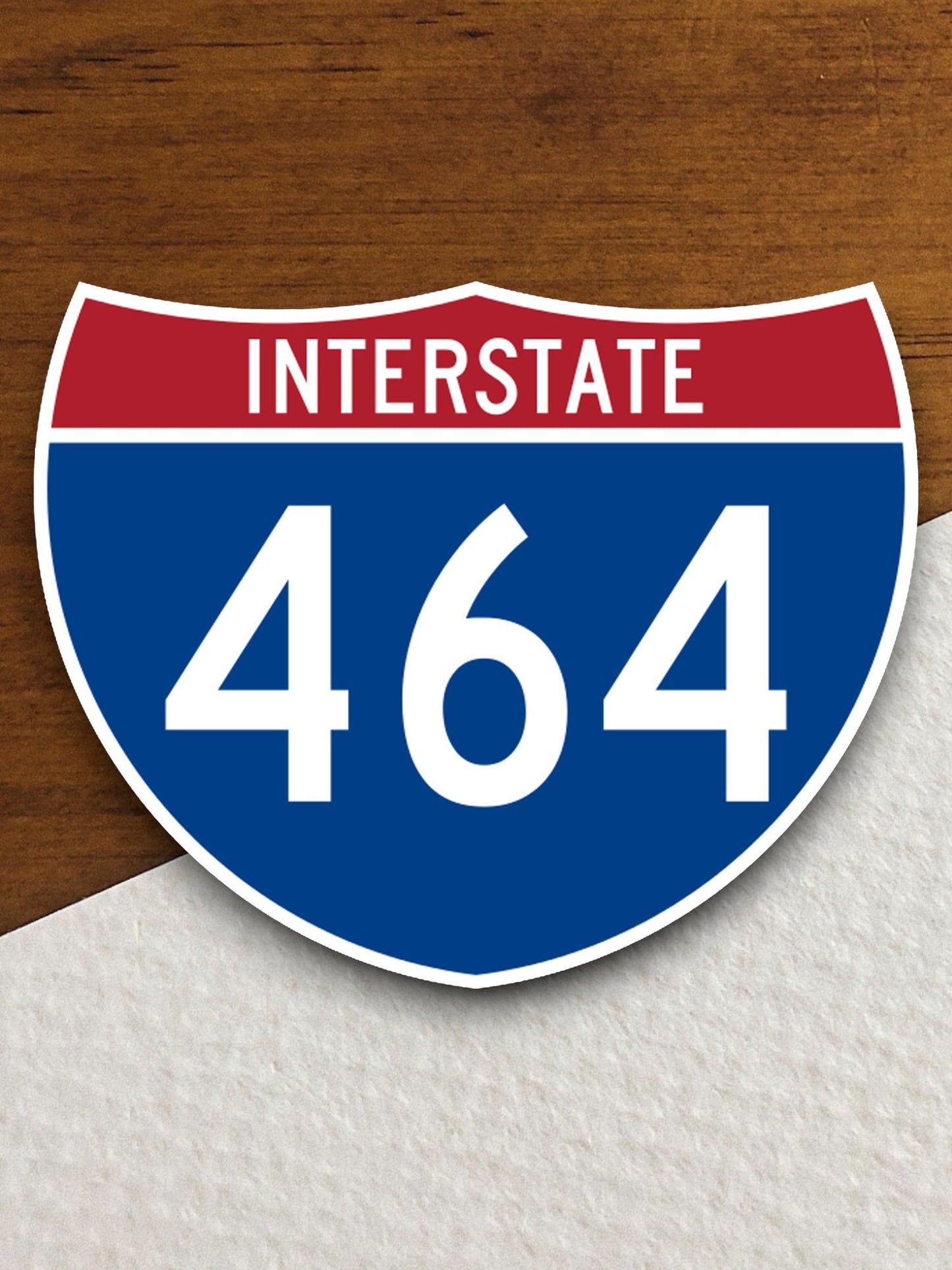 Interstate route  464 sticker, Interstate Highway Sign Expressway Stickers, Highway Sign Road Trip Sticker, Room Décor