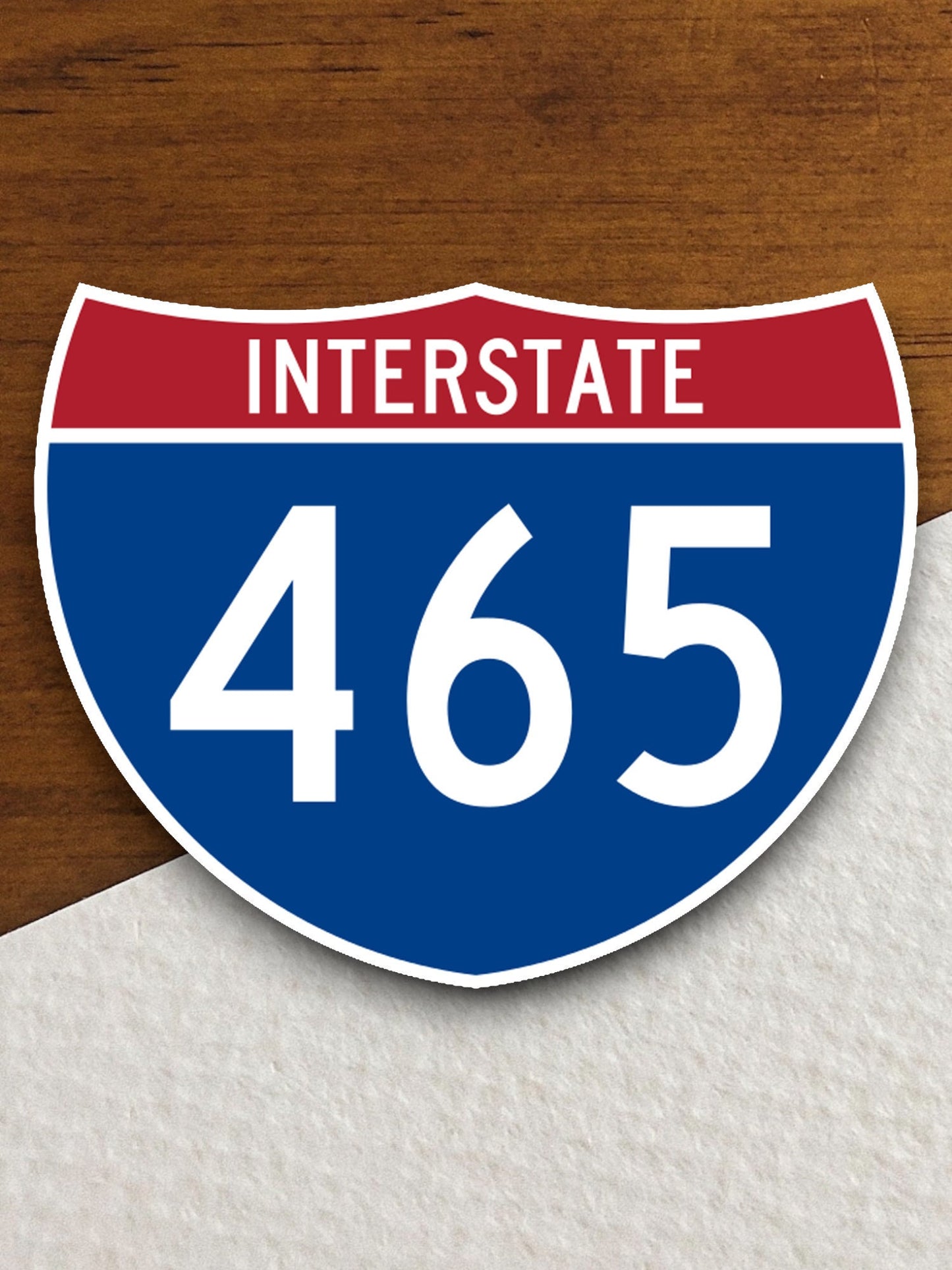 Interstate route  465 sticker, Interstate Highway Sign Expressway Stickers, Highway Sign Road Trip Sticker, Room Décor