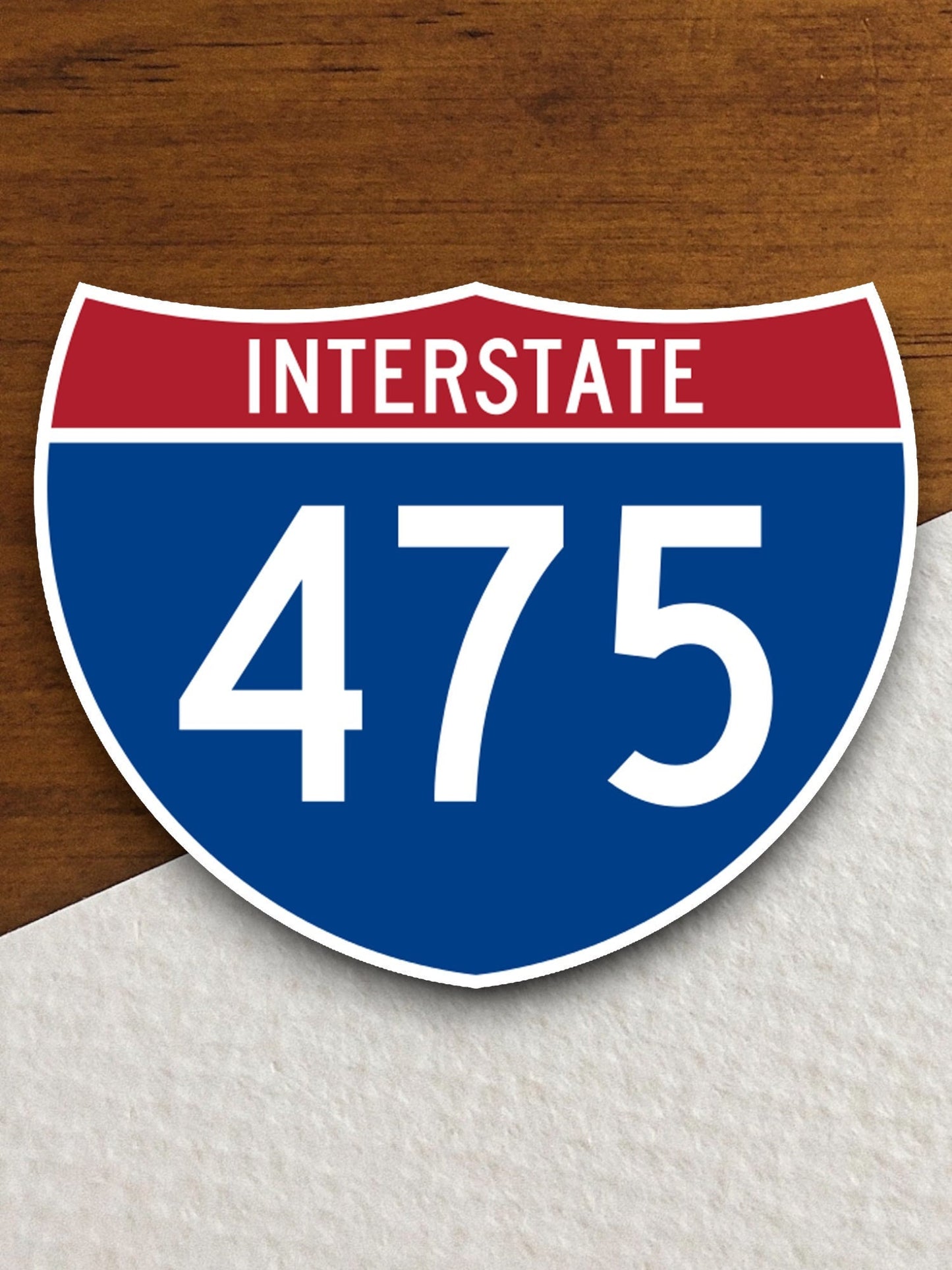 Interstate route  475 sticker, Interstate Highway Sign Expressway Stickers, Highway Sign Road Trip Sticker, Room Décor