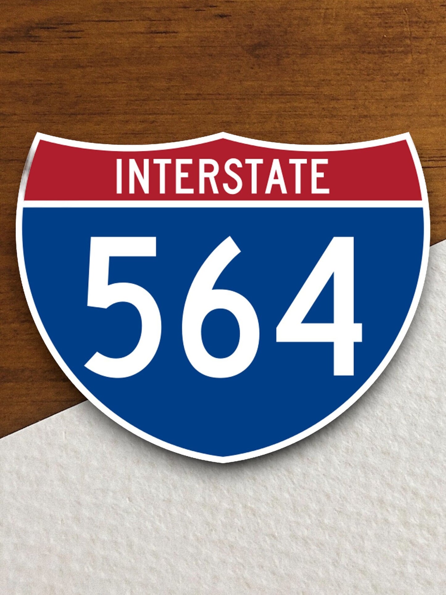 Interstate route  564 sticker, Interstate Highway Sign Expressway Stickers, Highway Sign Road Trip Sticker, Room Décor