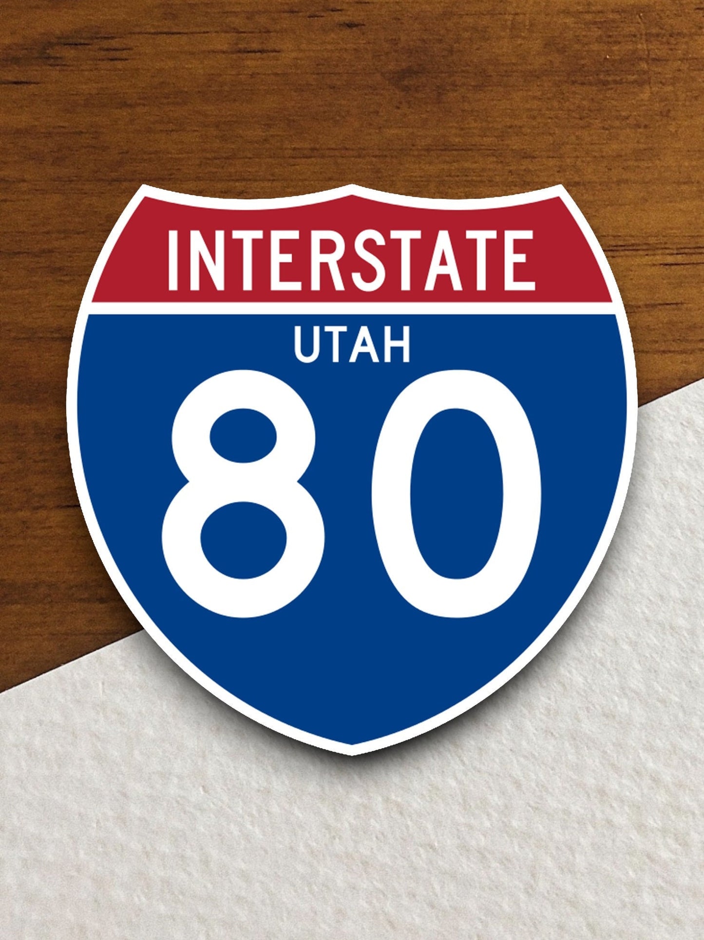 Interstate route  80 utah sticker, Interstate Highway Sign Expressway Stickers, Highway Sign Road Trip Sticker, Room Décor