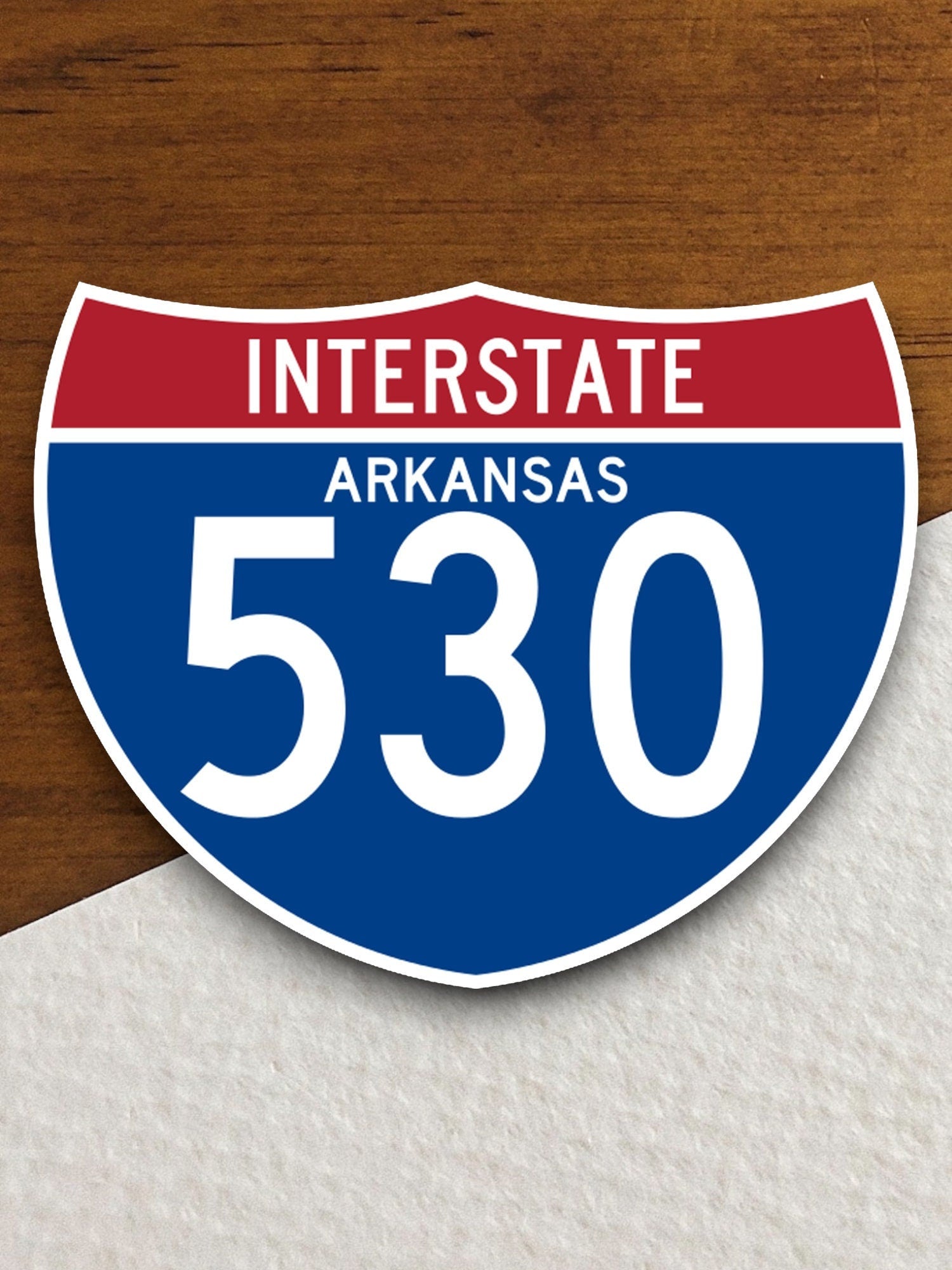 Interstate route  530 arkansas sticker, Interstate Highway Sign Expressway Stickers, Highway Sign Road Trip Sticker, Room Décor