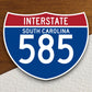 Interstate route  585 south carolina sticker, Interstate Highway Sign Expressway Stickers, Highway Sign Road Trip Sticker, Room Décor