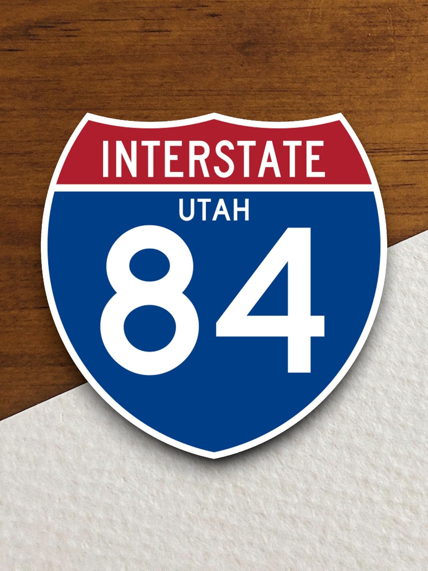 Interstate route  84 utah sticker, Interstate Highway Sign Expressway Stickers, Highway Sign Road Trip Sticker, Room Décor