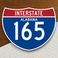 Interstate route  165 alabama sticker, Interstate Highway Sign Expressway Stickers, Highway Sign Road Trip Sticker, Room Décor