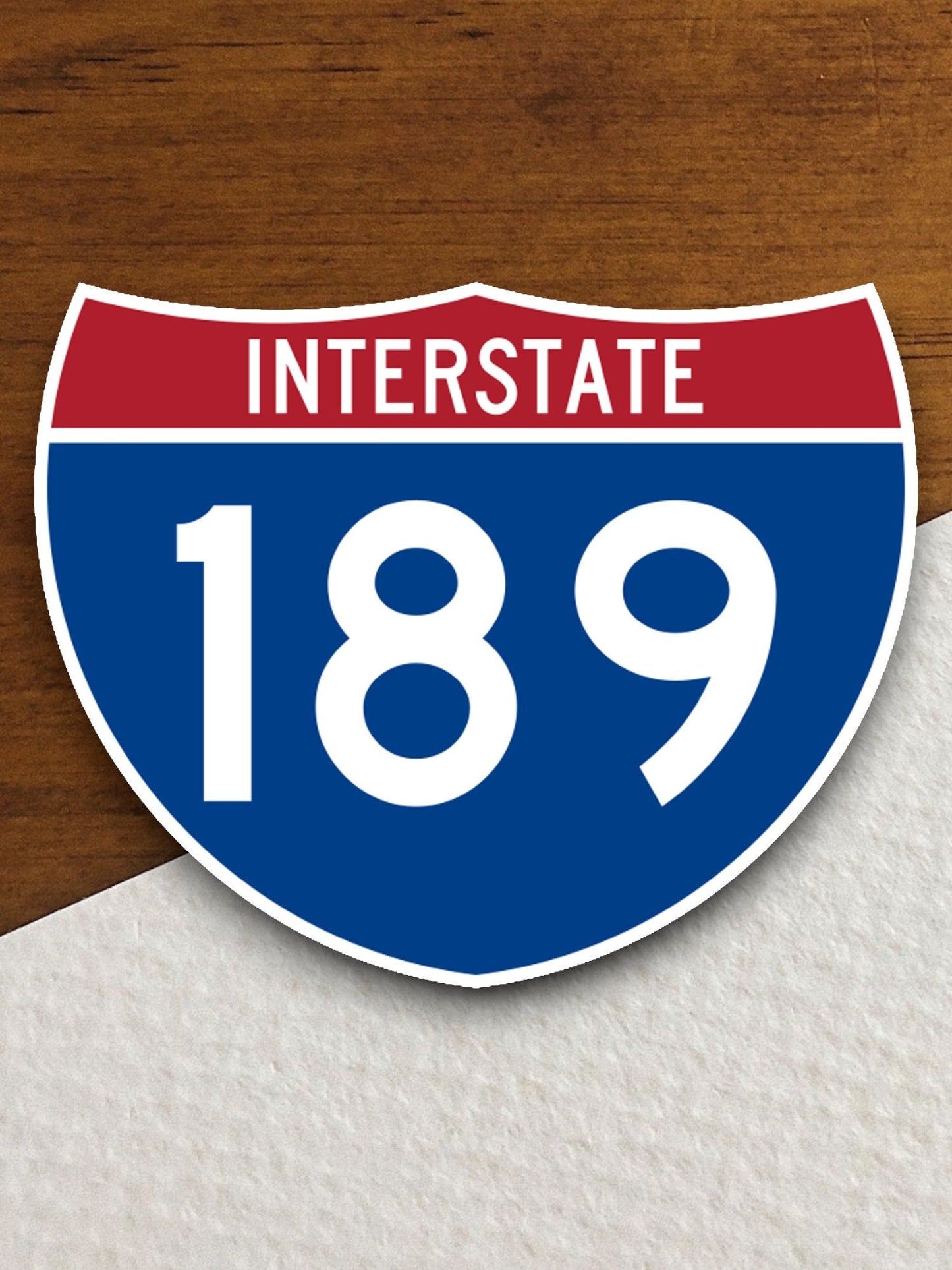 Interstate route  189 sticker, Interstate Highway Sign Expressway Stickers, Highway Sign Road Trip Sticker, Room Décor