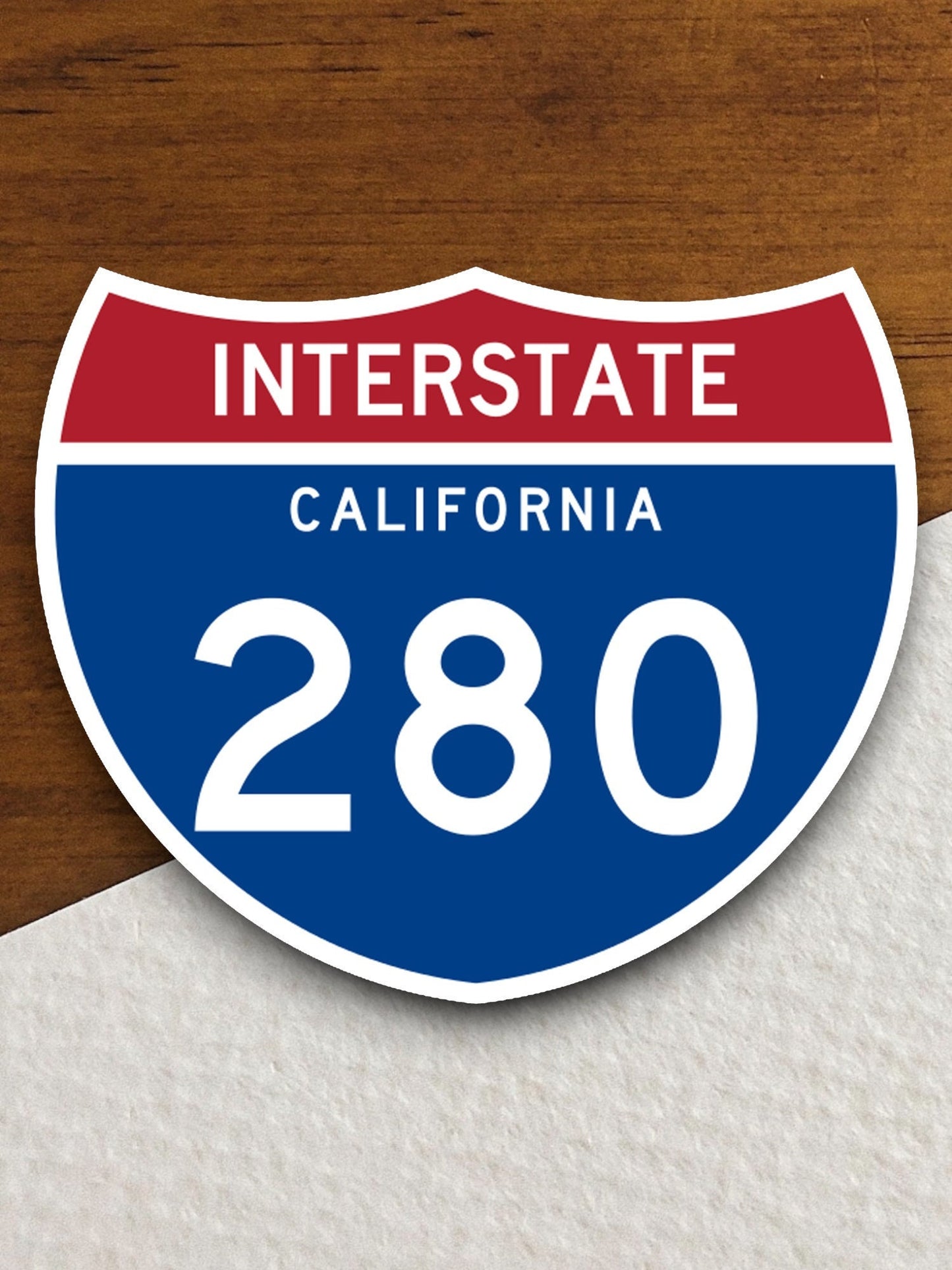 Interstate route  280 california sticker, California sticker, Interstate Highway Sign Expressway Stickers, Highway Sign Road Trip Sticker