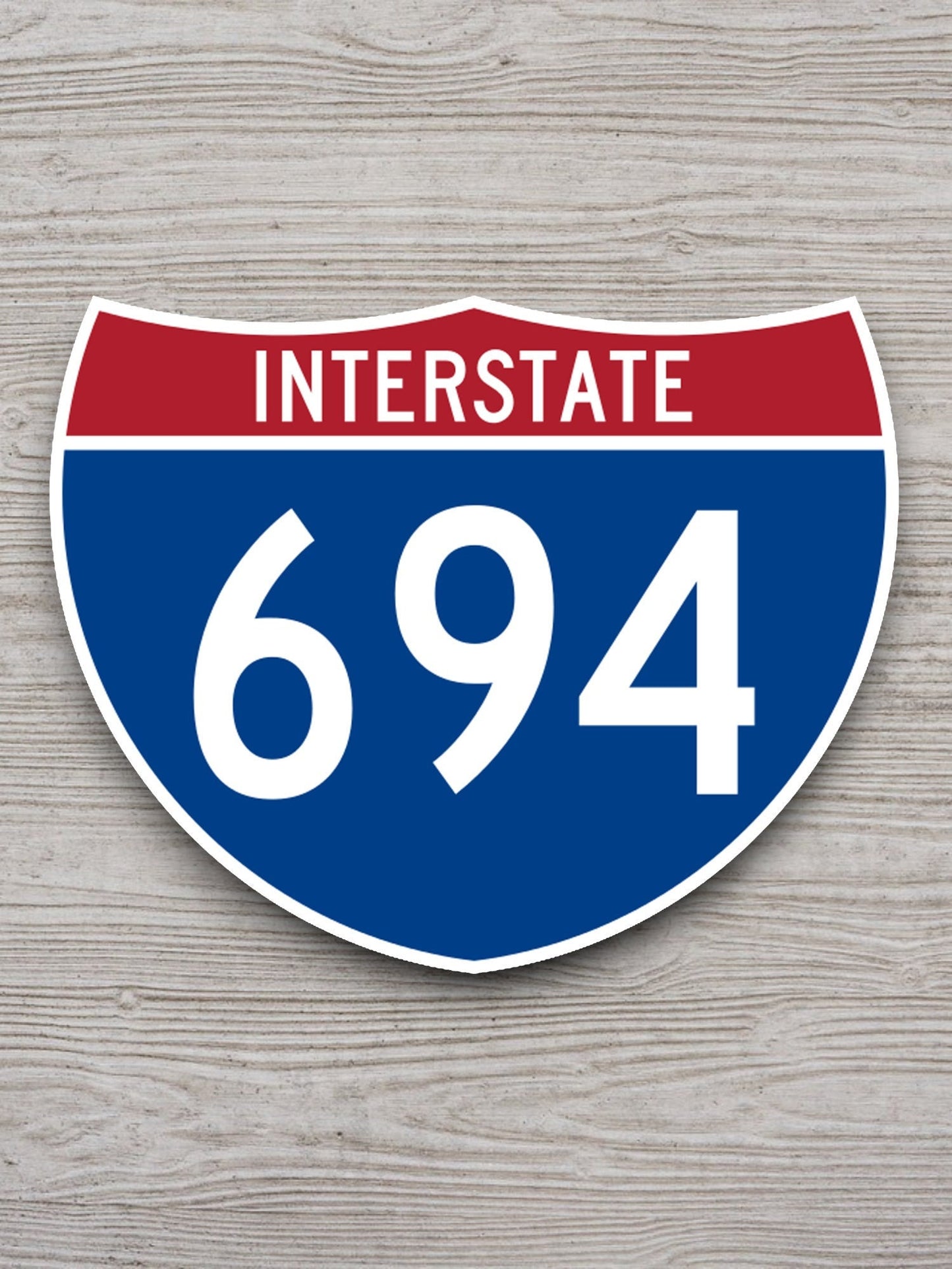 Interstate route  694 sticker, Interstate Highway Sign Expressway Stickers, Highway Sign Road Trip Sticker, Room Décor