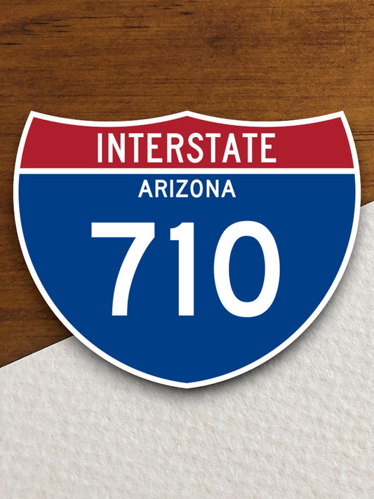 Interstate route  710 Arizona sticker, Interstate Highway Sign Expressway Stickers, Highway Sign Road Trip Sticker, Room Décor