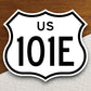 United States route 101e road sign sticker, road trip sticker, highway sign, room decor, travel sticker