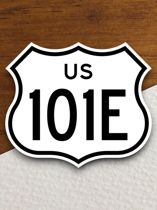 United States route 101e road sign sticker, road trip sticker, highway sign, room decor, travel sticker