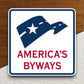 America's byways  road sign stickers, Room Decor, Traffic Sticker, Road Sign Decoration, Road Work Signs, Building Signs, Traffic Sign