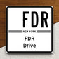 Fdr drive shield  road sign stickers, Room Decor, Traffic Sticker, Road Sign Decoration, Road Work Signs, Building Signs, Traffic Sign