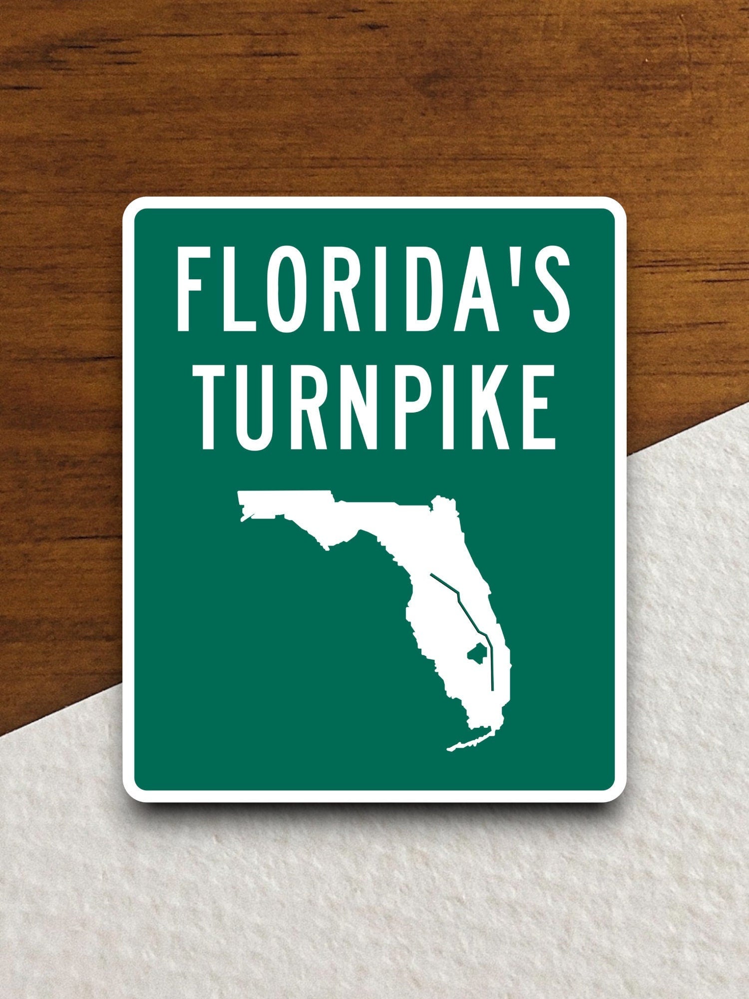 Florida's turnpike shield  road sign stickers, Room Décor Traffic Sticker, Road Sign Decoration Road Work Signs, Building Signs