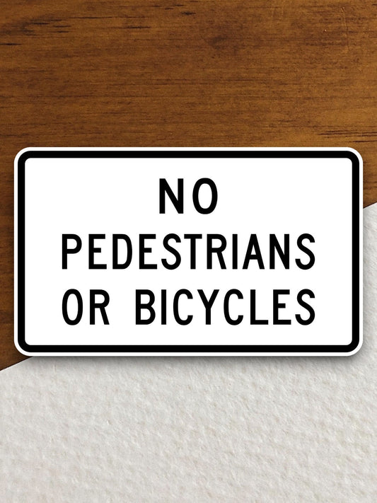 No pedestrians or bicycles  road sign stickers, Room Décor Traffic Sticker, Road Sign Decoration Road Work Signs, Building Signs