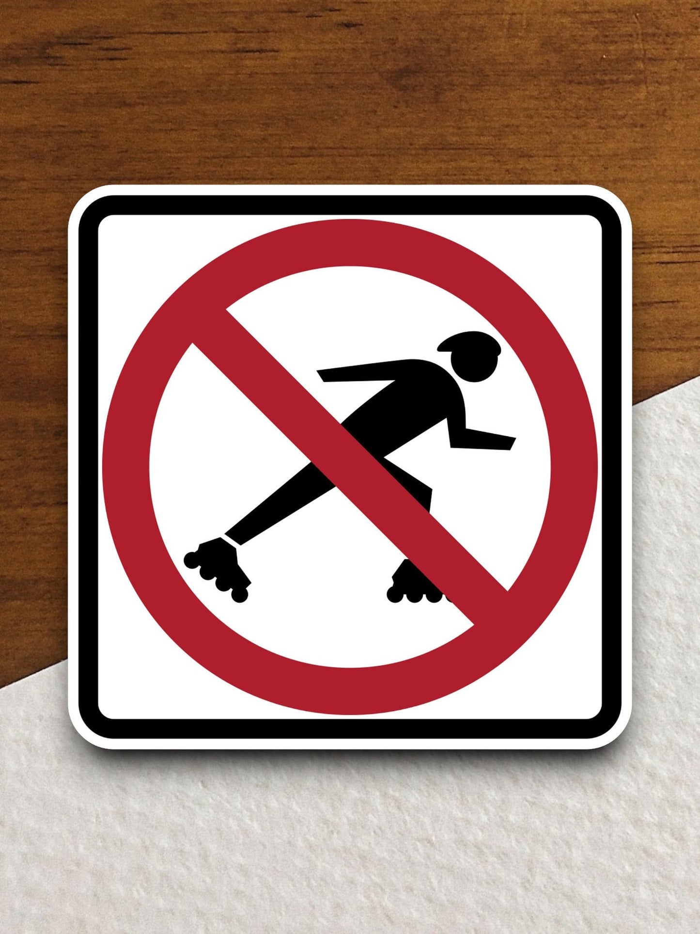 No rollerblading  road sign stickers, Room Decor, Traffic Sticker, Road Sign Decoration, Road Work Signs, Building Signs, Traffic Sign