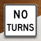 No turns  road sign stickers, Room Decor, Traffic Sticker, Road Sign Decoration, Road Work Signs, Traffic Sign