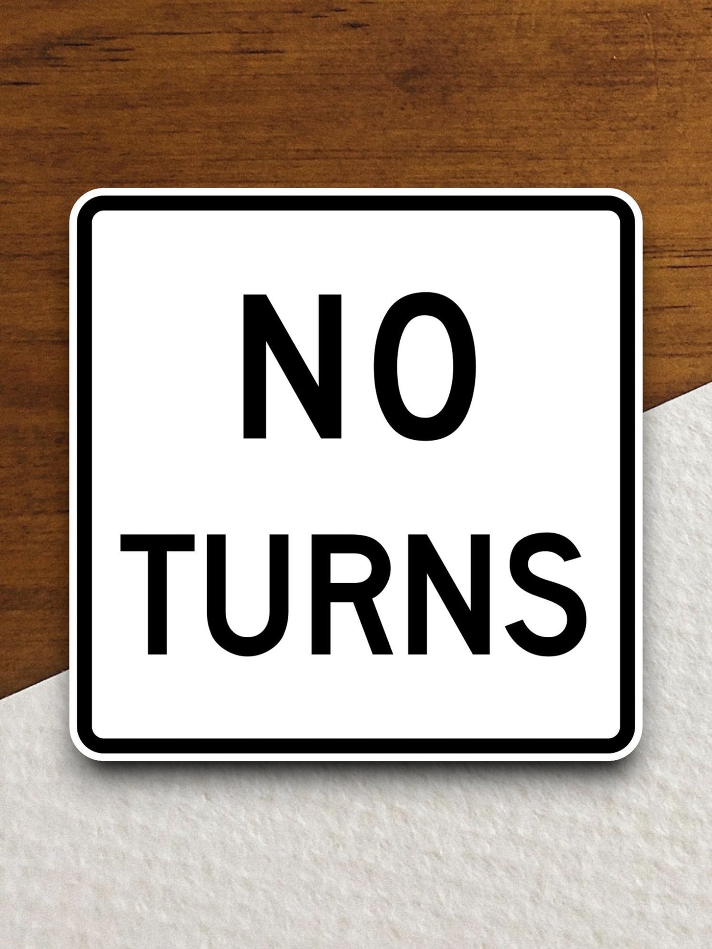 No turns  road sign stickers, Room Decor, Traffic Sticker, Road Sign Decoration, Road Work Signs, Traffic Sign