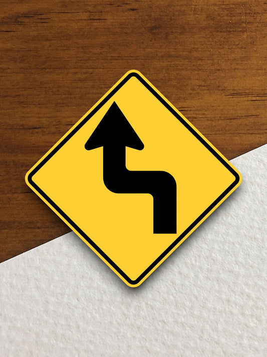 Reverse turn  road sign stickers, Room Decor, Traffic Sticker, Road Sign Decoration, Road Work Signs, Traffic Sign