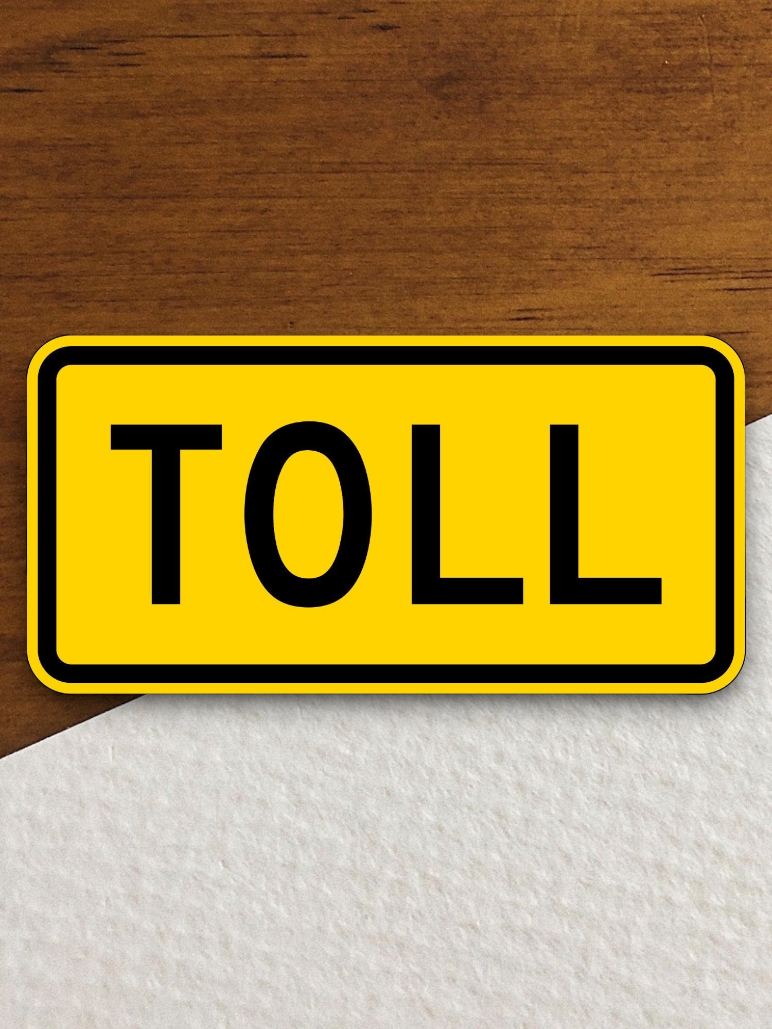 Toll  road sign stickers, Room Decor, Traffic Sticker, Road Sign Decoration, Road Work Signs, Traffic Sign