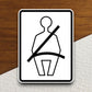 Wear seat belt  road sign stickers, Room Decor, Traffic Sticker, Road Sign Decoration, Road Work Signs, Traffic Sign