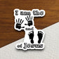 I am the hands and feet of Jesus sticker, Religious Sticker, Faith Sticker, Worship Sticker, Christian Sticker, Scripture Sticker