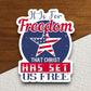 It is for freedom that Christ has set us free sticker, Religious Sticker, Faith Sticker, Worship Sticker, Christian Sticker, Room Décor