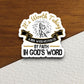 It's worth taking a risk when motivated sticker, Religious Sticker, Faith Sticker, Worship Sticker, Christian Sticker, Scripture Sticker