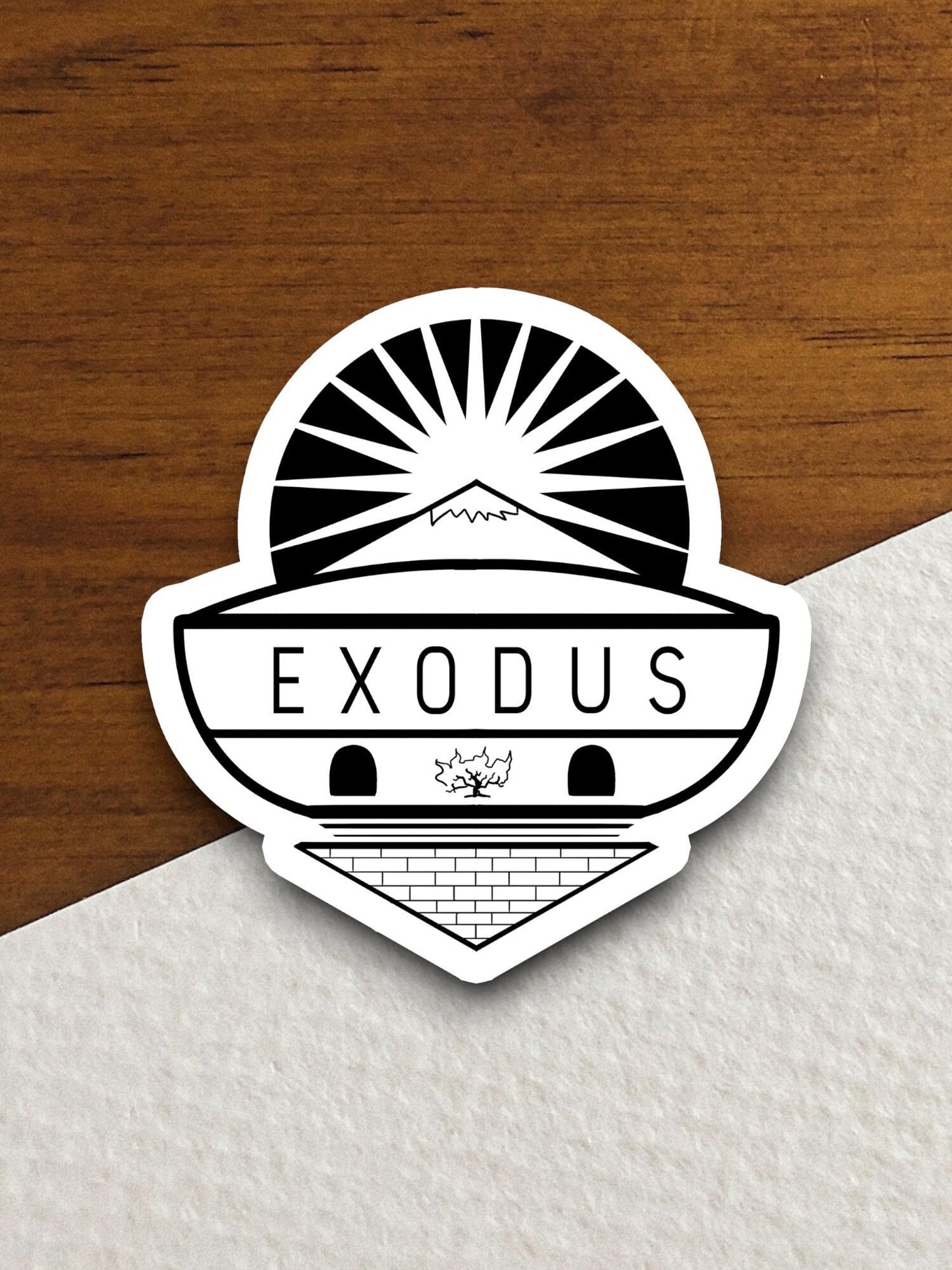 Book of exodus sticker, book sticker, bible sticker, Religious Sticker, Faith Sticker, Worship Sticker, Christian Sticker, Scripture Sticker