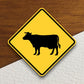 Cattle  road sign stickers, Room Decor, Traffic Sticker, Road Sign Decoration, Road Work Signs, Traffic Sign