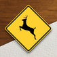 Deer  road sign stickers, Room Decor, Traffic Sticker, Road Sign Decoration, Road Work Signs, Traffic Sign