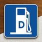 Diesel fuel  road sign stickers, Room Decor, Traffic Sticker, Road Sign Decoration, Road Work Signs, Traffic Sign