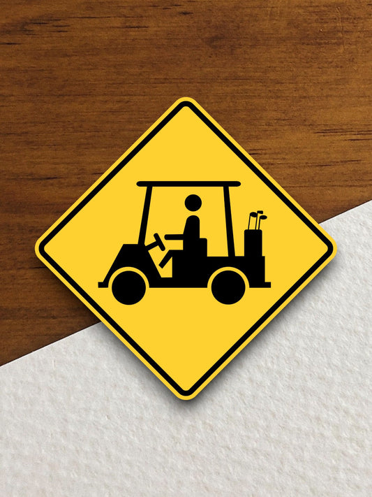 Golf cart  road sign stickers, Room Decor, Traffic Sticker, Road Sign Decoration, Road Work Signs, Traffic Sign