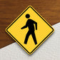 Pedestrians  road sign stickers, Room Decor, Traffic Sticker, Road Sign Decoration, Road Work Signs, Traffic Sign