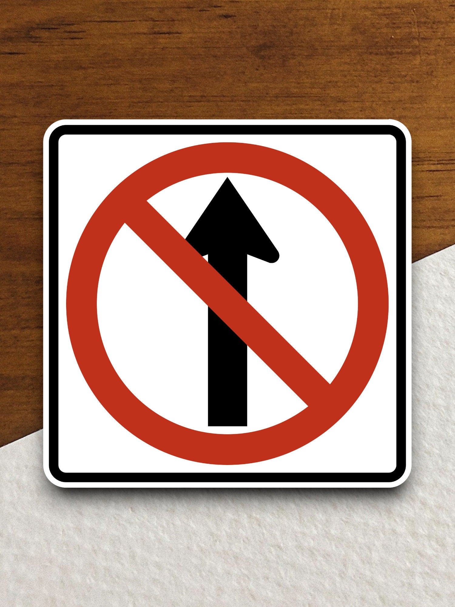 No straight ahead  road sign stickers, Room Decor, Traffic Sticker, Road Sign Decoration, Road Work Signs, Building Signs, Traffic Sign