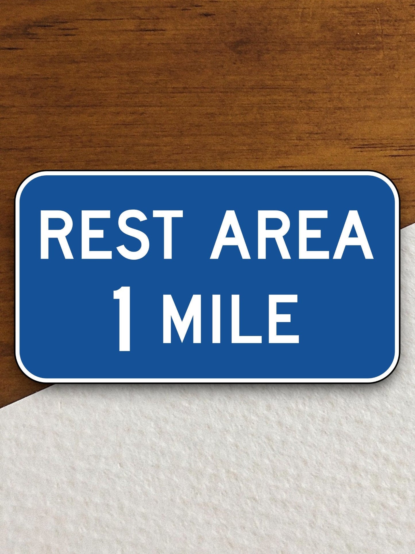 Rest area  road sign stickers, Room Decor, Traffic Sticker, Road Sign Decoration, Road Work Signs, Traffic Sign