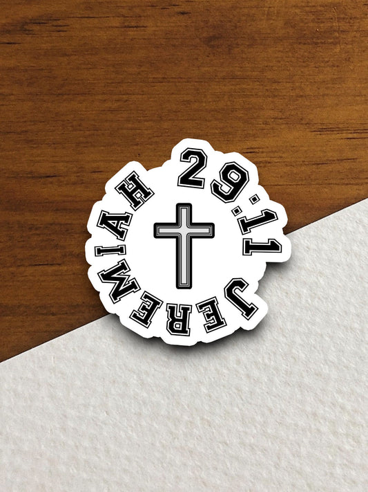 Jeremiah 29 sticker, Religious Sticker, Faith Sticker, Worship Sticker, Christian Sticker, Scripture Sticker, Room Décor