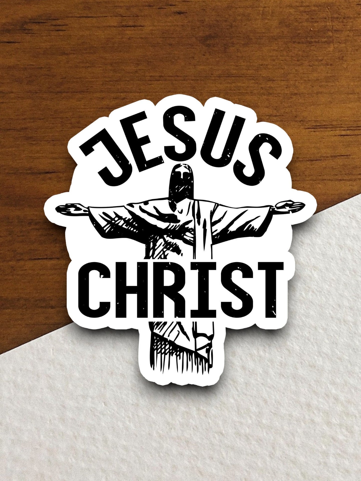 Jesus Christ sticker, Religious Sticker, Faith Sticker, Worship Sticker, Christian Sticker, Scripture Sticker, Room Décor