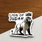 Lion of Judah sticker, Religious Sticker, Faith Sticker, Worship Sticker, Christian Sticker, Scripture Sticker, Room Décor