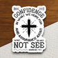 Now faith is confidence sticker, Religious Sticker, Faith Sticker, Worship Sticker, Christian Sticker, Scripture Sticker, Room Décor