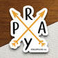 Pray philippians sticker, Religious Sticker, Faith Sticker, Worship Sticker, Christian Sticker, Scripture Sticker, Room Décor