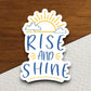 Rise and shine sticker, Religious Sticker, Faith Sticker, Worship Sticker, Christian Sticker, Scripture Sticker, Room Décor