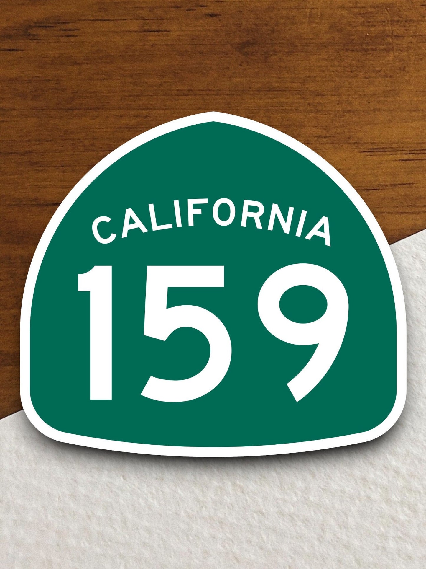 California state route 159 road sign sticker, road trip sticker, highway sign, room decor, travel sticker