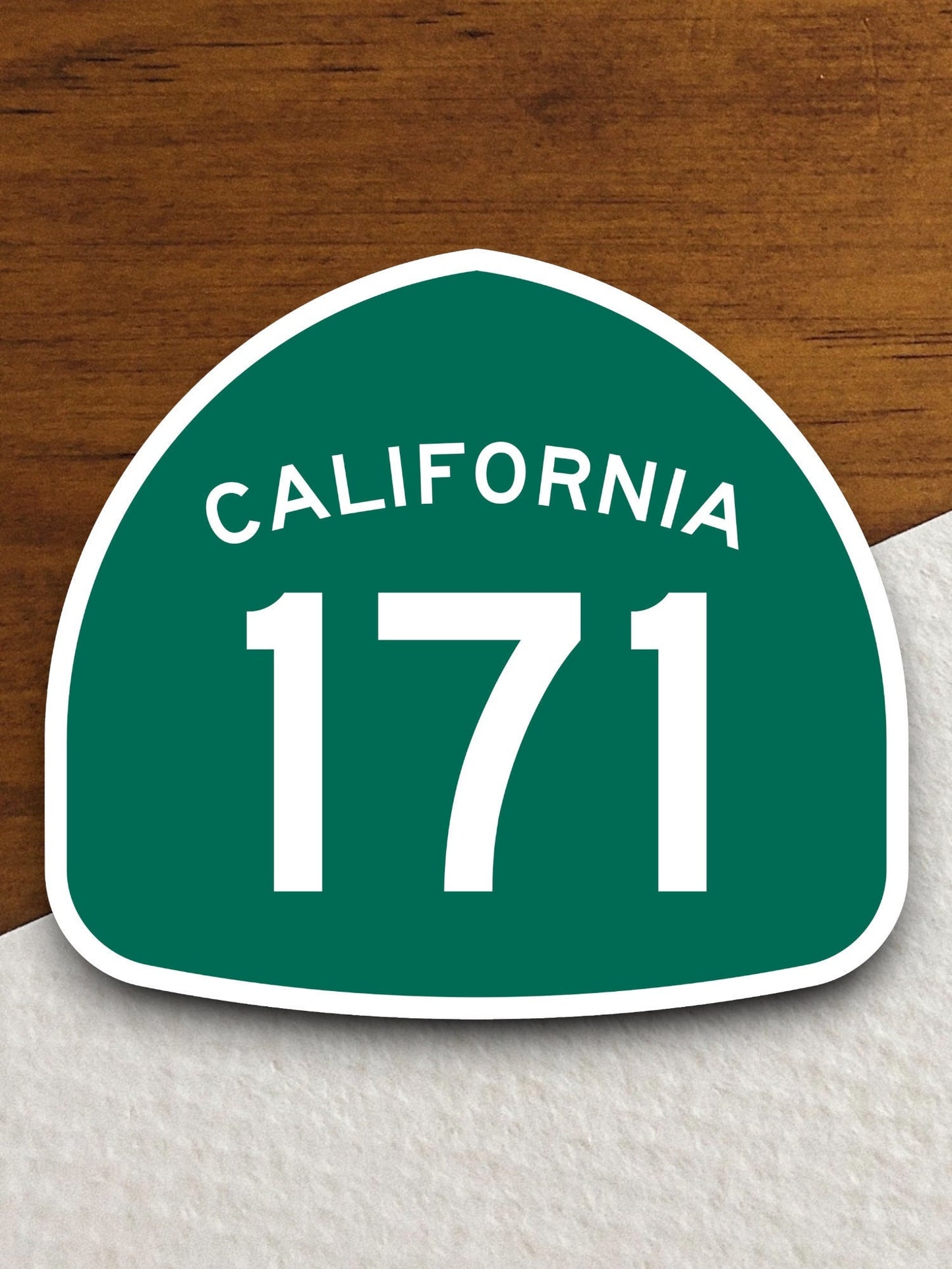 California state route 171 road sign sticker, road trip sticker, highway sign, room decor, travel sticker